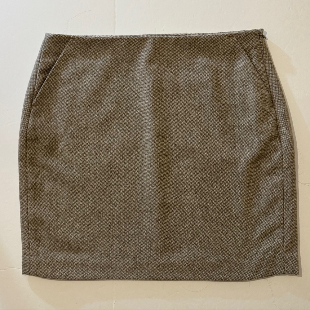 Banana Republic Marle Wool Blend Mini Skirt